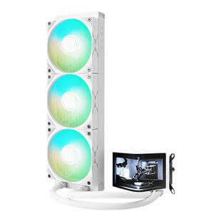 TRYX创氪星系PANORAMA展域360 ARGB水冷6.5英寸曲面屏CPU散热器