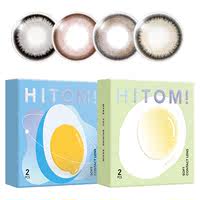 【拍2件】HITOMI希多蜜鹅蛋美瞳月抛4片