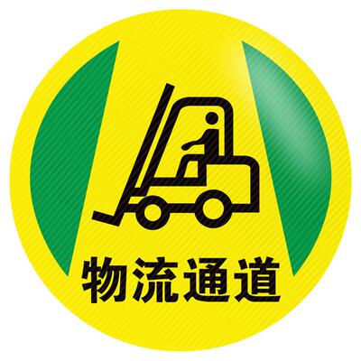 圆形指示牌瑞客来祥地贴
