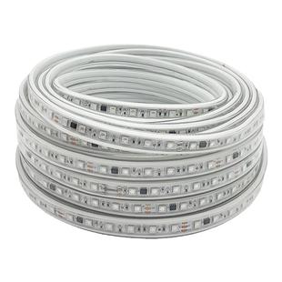 led灯带24V2811幻彩50米无压降5050七彩跑马流水包胶户外防水灯条