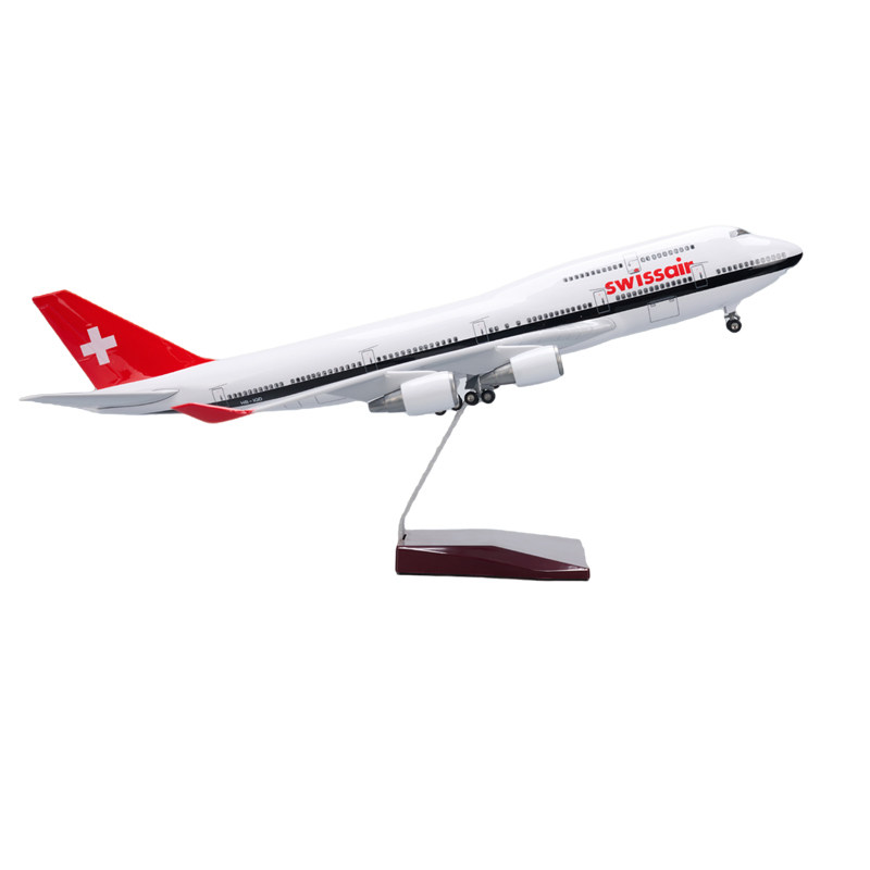 瑞士航空飞机模型运费险747礼物