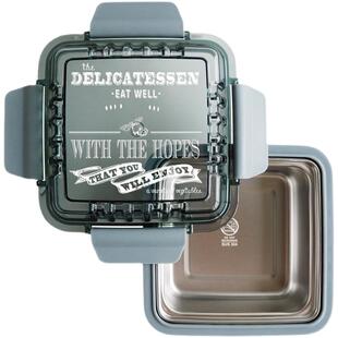 微波炉便当盒304不锈钢内胆塑料上班族保温饭盒餐盒三明治便当盒