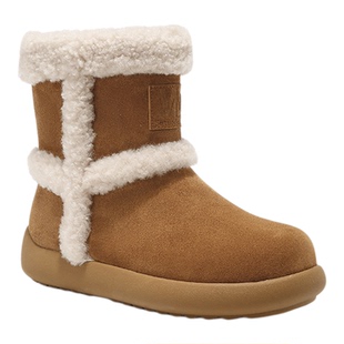 SATURDAYMODE女士雪地靴子2025新爆款冬季加绒厚巨好看的今年超火