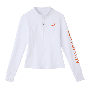 广场舞服装新款上衣女秋冬加绒健身跳操运动长袖立领跑步开衫外套