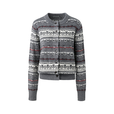 卓凡尼·华伦天奴针织开衫毛衣