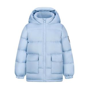 雪中飞kids儿童羽绒服男女童加厚保暖新款冬季防寒面包羽绒服外套