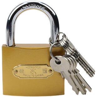 8把钥匙锁多钥匙家用锁子学生宿舍门锁老式大门防盗挂锁柜门锁头