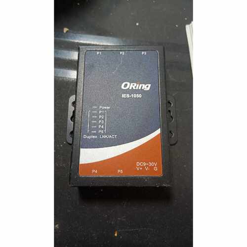 溢价-台湾oring工业交换机ies1050五口交换机成色不错