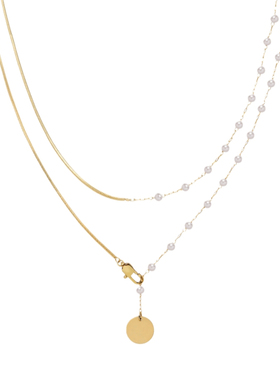 LADYB变奏符毛衣链6种戴法项链