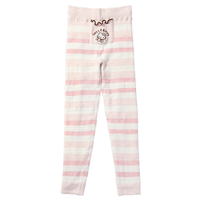 tutuanna秋冬高腰腹卷毛毛裤女 三丽鸥印花柔软保暖弹力暖宫裤女