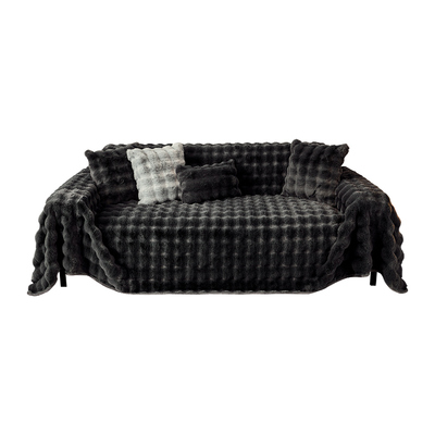 兔兔绒高级感加厚沙发盖布