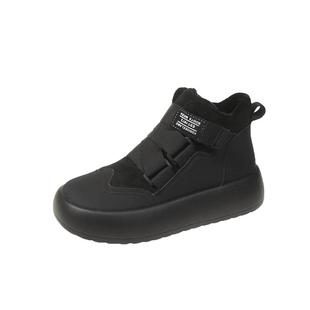 鞋子女厚底爆款2026年新款女款加绒女鞋运动休闲老爹阿甘鞋板鞋潮