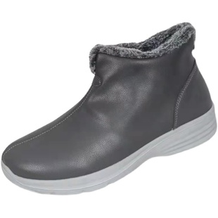 真如界僧侣冬季防水棉鞋加绒加厚宽松居士鞋子男女僧人保暖鞋防滑