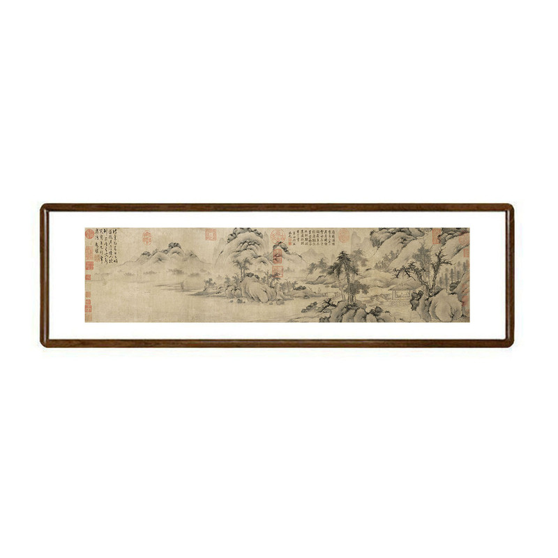 古代名家新中式归来图山水挂画
