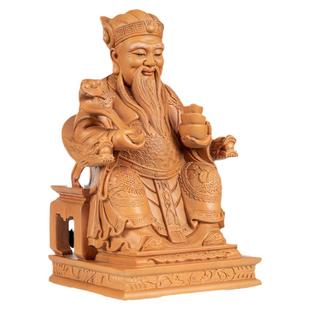 纯手工雕刻香樟木佛像土地公公像大伯公福德正神像供奉社神土地爷