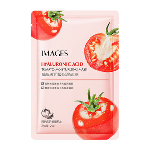 images形象美番茄玻尿酸保湿面膜贴学生补水保湿男女士滋润护肤品