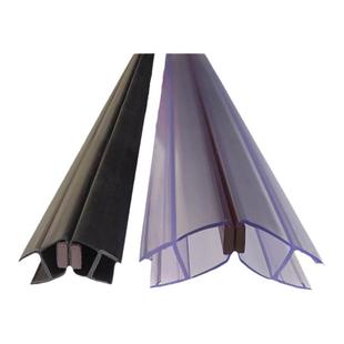 粤品诚淋浴房磁吸条135度钻石型大小缝隙密封条磁性防风挡水胶