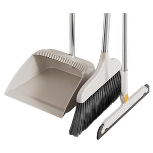 扫把簸箕套装家用三件套软毛笤帚撮箕组合卫生间单个旋转刮水器