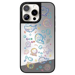 涂鸦海底乐园适用iPhone16Pro苹果15Promax手机壳12镜面13Pro潮牌14防摔套15Pro个性16Promx创意Plus女款11男