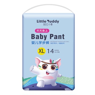 【U先】轻芯小象小森林超薄透气尿不湿裸感拉拉裤男女宝宝试用装