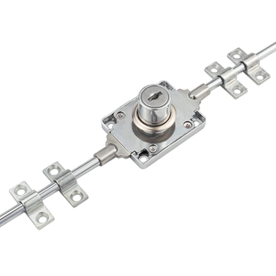 天地柜门连杆锁文件柜锁柜子锁档案柜锁上下拉杆锁更衣柜木柜锁