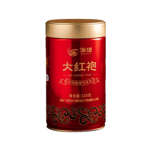 中茶海堤传奇大红袍AT103A罐装武夷岩茶岩骨花香足火散装125g