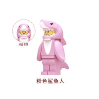 Draw Fun minato building blocks, Toy Story, plastic figurines, DIY accessories, cake, photo frame, decoration, Shark 8 thumbnail 2