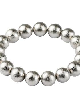 天然利比亚铁陨石手串情侣手链