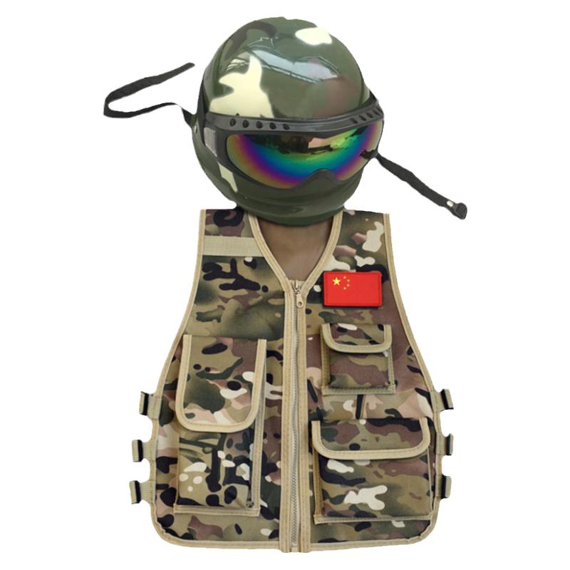 儿童表演服小警察消防服职业COS角色扮演装扮万圣节套装男孩礼物
