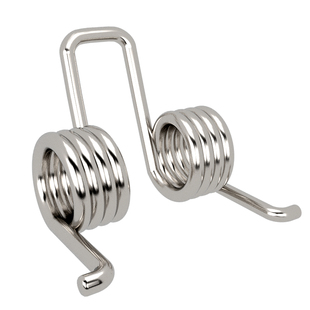 不锈钢304双扭簧线径Ф0.6MM毫米12090180度碳钢线扭力转弹簧定制