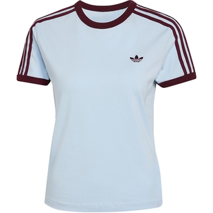 盛世长运阿迪达斯三叶草春季女子运动休闲圆领短袖T恤KD3684