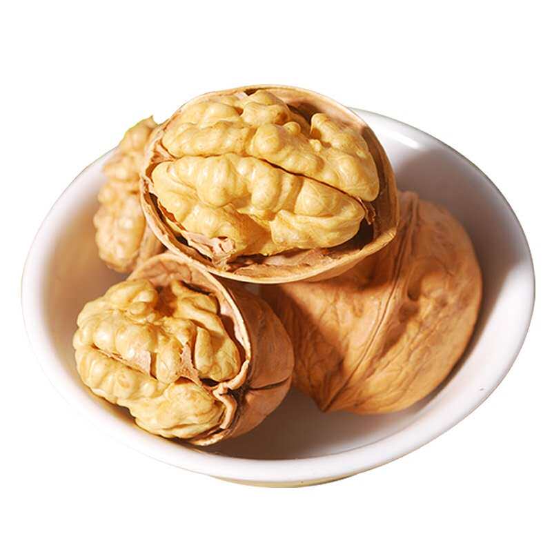 新疆特产薄皮散装新货孕妇一级纸皮原味核桃500g实惠装 包邮