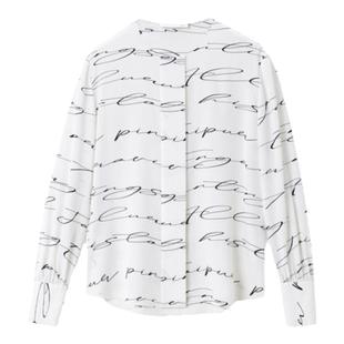 【重磅真丝】OVV春夏热卖女装20MM弹力乔其缎印花长袖衬衫