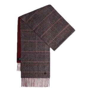 【新年礼物】dunhill登喜路男士威尔士格纹羊绒双面围巾精致优雅