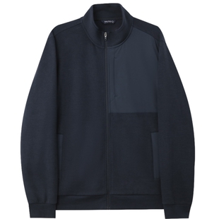 NAUTICA/诺帝卡男装春季休闲时尚拼接立领卫衣外套KC5309