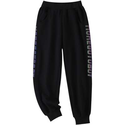 胖男童加绒运动裤冬装加肥加大码