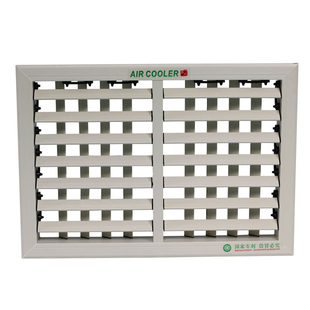 龙鹏塑钢风动风口工业冷风机出风口环保空调摆叶百叶窗可定制尺寸