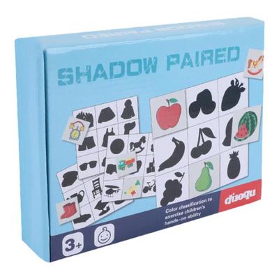 找影子配对认知3-6岁拼图玩具