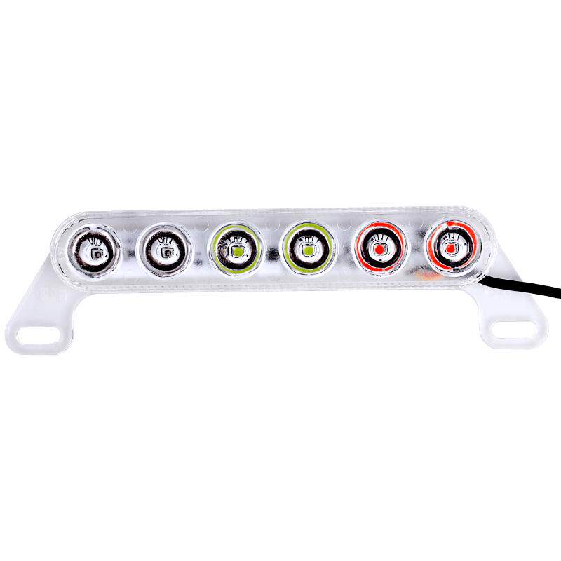 锐立普摩托车改装LED尾灯爆闪灯装饰灯牌照灯防追尾灯流氓灯泡