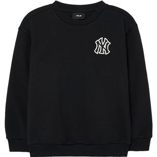 【自营】MLB男女NY经典老花卫衣小个子休闲运动套头上衣24新款