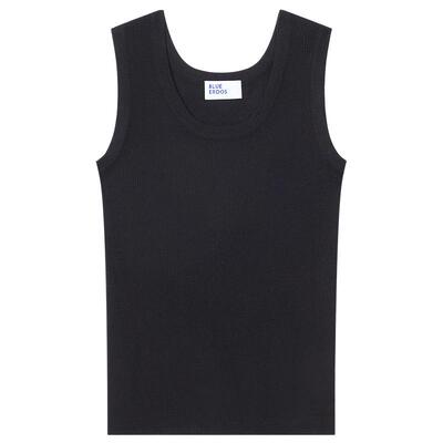 【零感羊绒】BLUE ERDOS春季新品羊毛羊绒修身多色圆领吊带背心