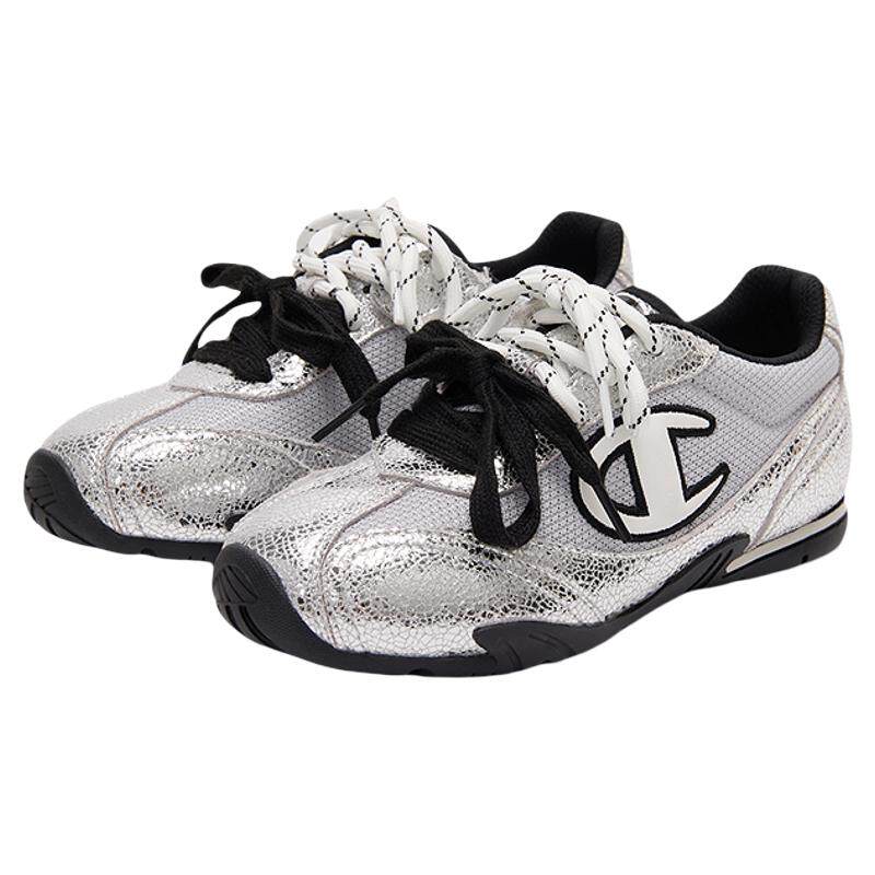 Champion冠军男女儿童26春季新款潮流双拼鞋带经典德训赛车鞋板鞋