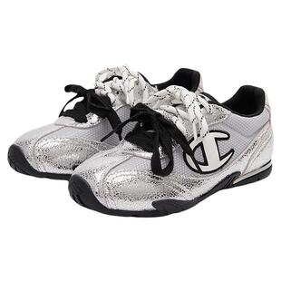 Champion冠军男女儿童26春季新款潮流双拼鞋带德训红色赛车鞋板鞋