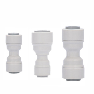 中荷净水器快接头2分管弯头3分弯通4分外牙转快速纯水机配件大全