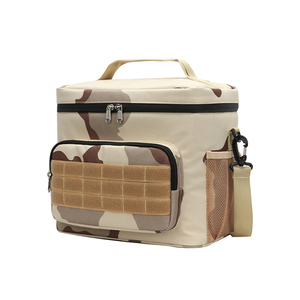 迷彩保温包大容量户外野餐加厚防漏水EVA饭盒袋上班族手提午餐包