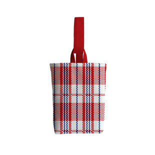 时尚蛇皮编织袋布艺手提遛弯水桶包手腕收纳小布袋国潮