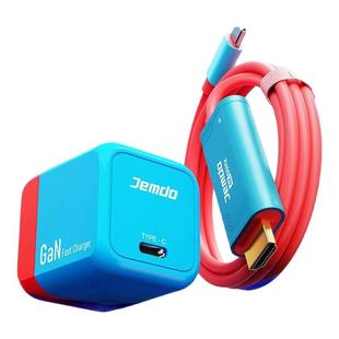 锦读Jemdo适用于任天堂Switch充电器便携底座33W氮化镓投屏线oled游戏机转接头ns电源适配快充hdmi插头配件