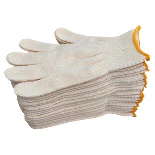 棉盖涤外棉内丝手套劳保棉线尼龙混纺耐磨高品质男劳动干活工作