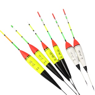 日夜两用大标物浮漂手竿矶海钓鲢鳙鱼漂加粗尾醒2目渔具票全套装