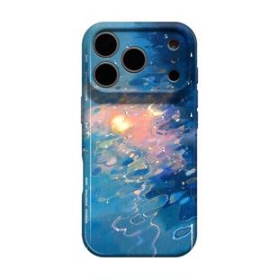 颜料海 适用苹果16手机壳17pro系列新款iphone15promax艺术小众高级感14夏天超火爆款13mini高品质12美术生